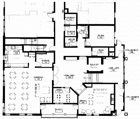 Floor Plan Common Area
